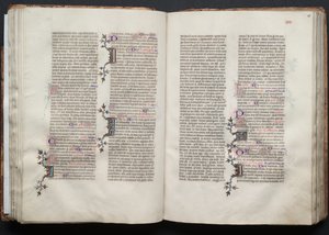 A Gotha Misekönyv: Fol. 46r, Szöveg, c. 1375. alkotó: Master of the Boqueteaux