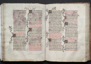 A Gotha Misekönyv: Fol. 66r, Szöveg, c. 1375. alkotó: Master of the Boqueteaux