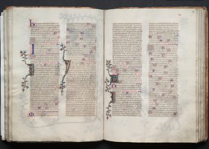 A Gotha Misekönyv: Fol. 70r, Szöveg, c. 1375. alkotó: Master of the Boqueteaux