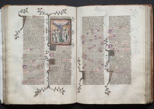 A Gotha Misekönyv: Fol. 76v, A felemelkedés, c. 1375.