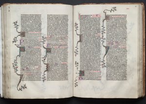A Gotha Misekönyv: Fol. 86r, Szöveg, c. 1375. alkotó: Master of the Boqueteaux
