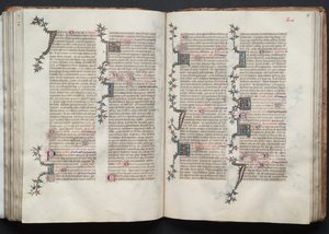 A Gotha Misekönyv: Fol. 96r, Szöveg, c. 1375. alkotó: Master of the Boqueteaux