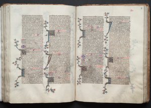 A Gotha Misekönyv: Fol. 97r, Szöveg, c. 1375. alkotó: Master of the Boqueteaux