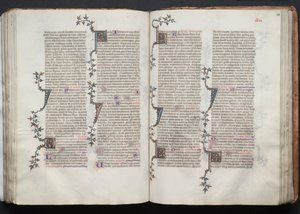 A Gotha Misekönyv: Fol. 99v, szöveg, c. 1375.
