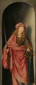 Szent Valerian, egy triptichon bal szárnya alkotó: Master of the Brunswick Diptych (attributed to)