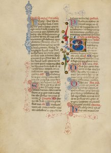 Kezdeti S: A Szentlélek galambja alkotó: Master of the Brussels Initials