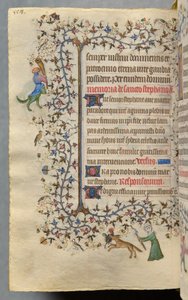 Nemes Károly navarrai király (1361-1425) órái: fol. 273v, szöveg alkotó: Master of the Brussels Initials and Associates