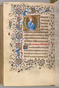 Nemes Károly, Navarra királyának (1361-1425) órái: fol. 291v, Szöveg alkotó: Master of the Brussels Initials and Associates