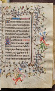 Nemes Károly, navarrai király (1361-1425) órái: fol. 51r, szöveg alkotó: Master of the Brussels Initials and Associates