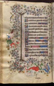 Nemes Károly, navarrai király (1361-1425) órái: fol. 52v, Szöveg alkotó: Master of the Brussels Initials and Associates