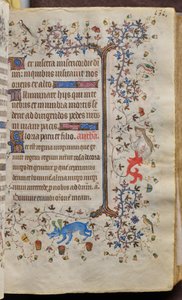 Nemes Károly, navarrai király (1361-1425) órái: fol. 66r, Szöveg alkotó: Master of the Brussels Initials and Associates