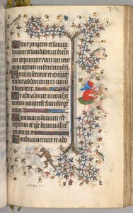Nemes Károly navarrai király órái 1361-1425: fol. 183r, Szöveg, c. 1405.