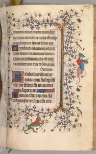 Nemes Károly navarrai király órái 1361-1425: fol. 228r, Szöveg, c. 1405. alkotó: Master of the Brussels Initials and Associates