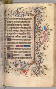 Nemes Károly navarrai király órái 1361-1425: fol. 237r, Szöveg, c. 1405. alkotó: Master of the Brussels Initials and Associates