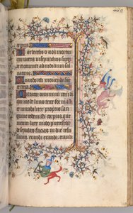 Nemes Károly navarrai király órái 1361-1425: fol. 239r, Szöveg, c. 1405. alkotó: Master of the Brussels Initials and Associates