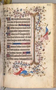 Nemes Károly navarrai király órái 1361-1425: fol. 241r, Szöveg, c. 1405. alkotó: Master of the Brussels Initials and Associates