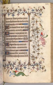 Nemes Károly navarrai király órái 1361-1425: fol. 247r, Szöveg, c. 1405. alkotó: Master of the Brussels Initials and Associates