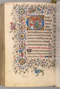 Nemes Károly navarrai király órái 1361-1425, fol. 285v, St. Martin, c. 1405.