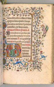 Nemes Károly navarrai király órái 1361-1425, fol. 289r, St. Germain, c. 1405. alkotó: Master of the Brussels Initials and Associates