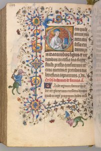 Nemes Károly navarrai király órái 1361-1425, fol. 293v, St. Yoon, c. 1405.