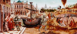 Thészeusz története, 15. század közepe alkotó: Master of the Cassoni