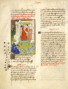 Harley 4431 f.113v, Aesculapius és Circe, illusztráció a 
