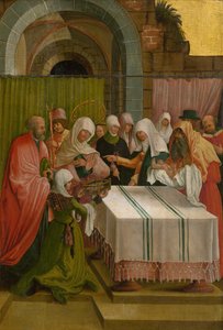 Jézus bemutatása a templomban, 1519. alkotó: Master of the Danube School