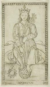 Apollo, 20-as lemez az Apollo and the Muses-tól alkotó: Master of the E Series Tarocchi