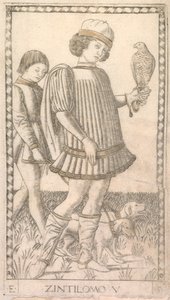 Gentleman a Tarocchi sorozatból E: Conditions of Man, #5, c. 1465.