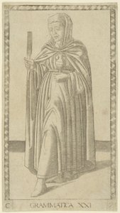Nyelvtan, 21. tábla az Arts and Sciences-től alkotó: Master of the E Series Tarocchi