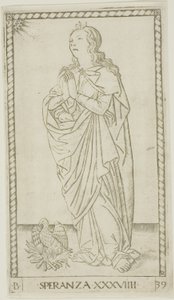 Hope, 39-es lemez a Genii and Virtues-tól alkotó: Master of the E Series Tarocchi