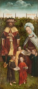 Szent Anna Triptichon családja, jobb oldali panel, kb. 1500-1510. alkotó: Master of the Family of Saint