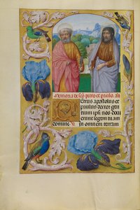 Szent Péter és Pál alkotó: Master of the First Prayer Book of Maximilian