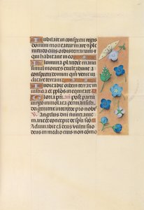 Izabella katolikus királyné, spanyol királynő órái: Fol. 110r, c. 1500. alkotó: Master of the First Prayerbook of Maximillian