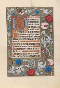 Izabella katolikus királynő, Spanyolország királynőjének órái:  Fol. 116r alkotó: Master of the First Prayerbook of Maximillian