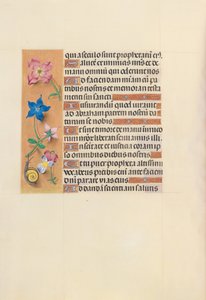 Izabella katolikus királyné, spanyol királynő órái: Fol. 123V, c. 1500. alkotó: Master of the First Prayerbook of Maximillian