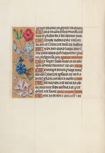 Izabella katolikus királyné, spanyol királynő órái: Fol. 128V, c. 1500. alkotó: Master of the First Prayerbook of Maximillian