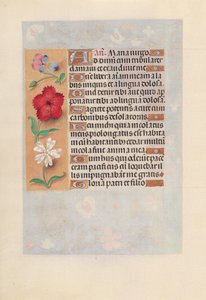 Izabella katolikus királyné, spanyol királynő órái: Fol. 132v, c. 1500. alkotó: Master of the First Prayerbook of Maximillian