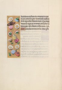 Izabella katolikus királyné, spanyol királynő órái: Fol. 135V, c. 1500. alkotó: Master of the First Prayerbook of Maximillian