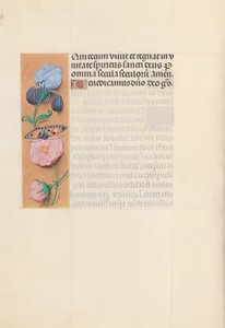 Izabella katolikus királyné, spanyol királynő órái: Fol. 145V, c. 1500. alkotó: Master of the First Prayerbook of Maximillian