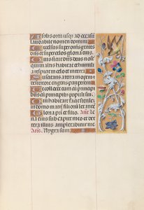 Izabella katolikus királyné, spanyol királynő órái: Fol. 148r, c. 1500. alkotó: Master of the First Prayerbook of Maximillian
