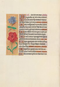 Izabella katolikus királyné, spanyol királynő órái: Fol. 151v, c. 1500. alkotó: Master of the First Prayerbook of Maximillian