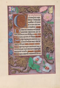 Izabella katolikus királyné, spanyol királynő órái: Fol. 155r, c. 1500. alkotó: Master of the First Prayerbook of Maximillian