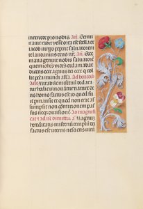 Izabella katolikus királyné, spanyol királynő órái: Fol. 166r, c. 1500. alkotó: Master of the First Prayerbook of Maximillian