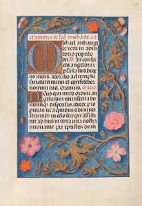 Izabella katolikus királyné, spanyol királynő órái: Fol. 168r, c. 1500. alkotó: Master of the First Prayerbook of Maximillian
