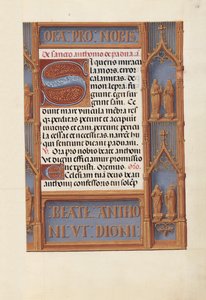 Izabella katolikus királyné, spanyol királynő órái: Fol. 188r, c. 1500. alkotó: Master of the First Prayerbook of Maximillian