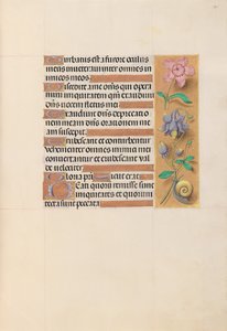 Izabella katolikus királyné, spanyol királynő órái: Fol. 201r, c. 1500. alkotó: Master of the First Prayerbook of Maximillian