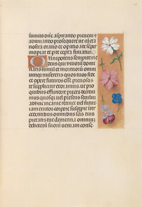 Izabella katolikus királyné, spanyol királynő órái: Fol. 218r, c. 1500. alkotó: Master of the First Prayerbook of Maximillian