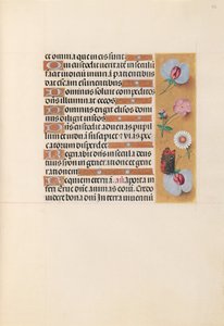 Izabella katolikus királyné, spanyol királynő órái: Fol. 225r, c. 1500. alkotó: Master of the First Prayerbook of Maximillian