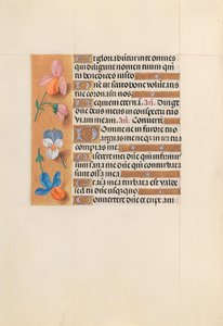 Izabella katolikus királyné, spanyol királynő órái: Fol. 228V, c. 1500. alkotó: Master of the First Prayerbook of Maximillian